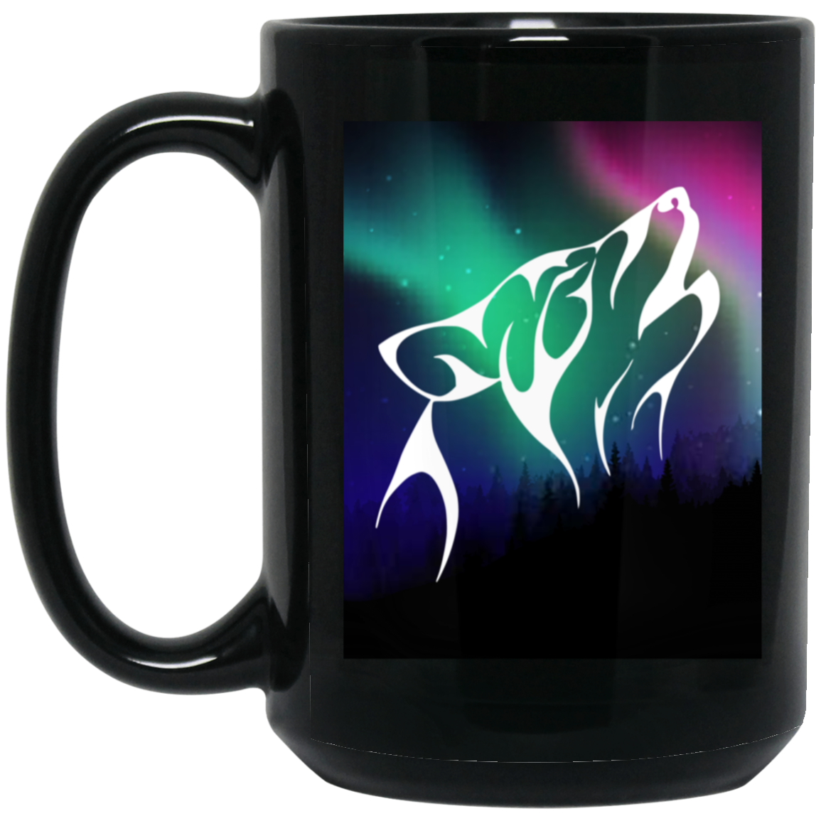 BM15OZ 15oz Black Mug