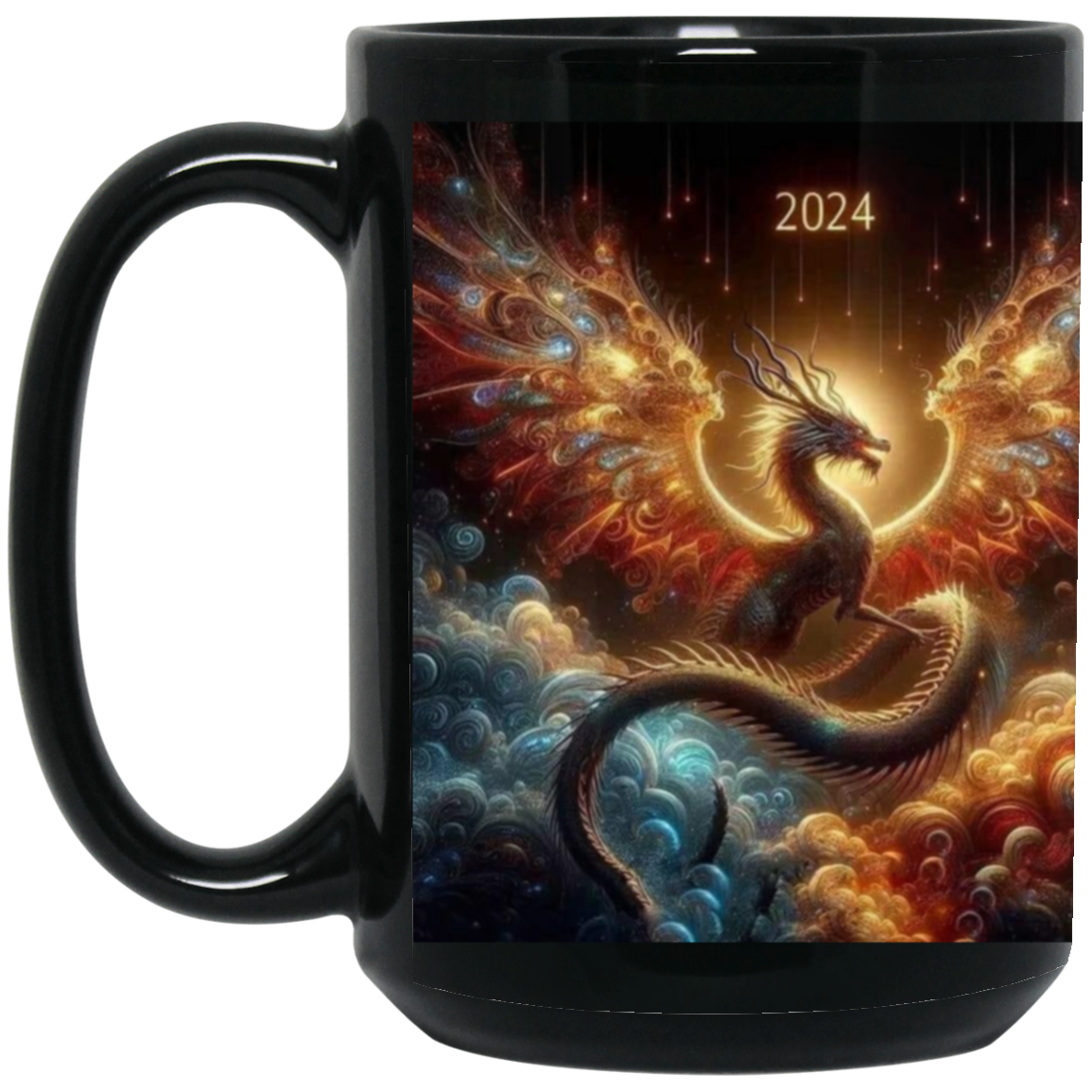 BM15OZ 15oz Black Mug