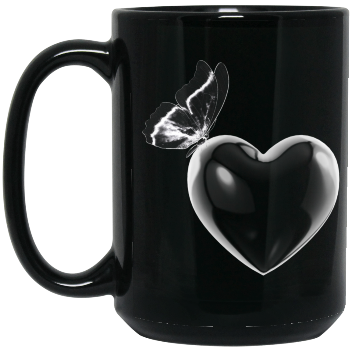 BM15OZ 15oz Black Mug