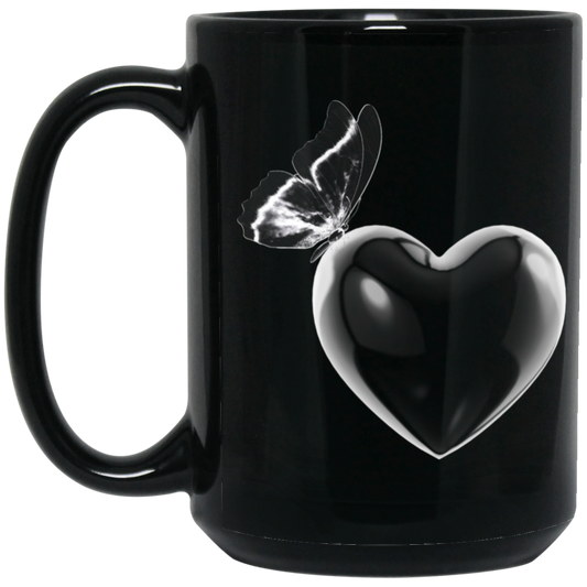 BM15OZ 15oz Black Mug