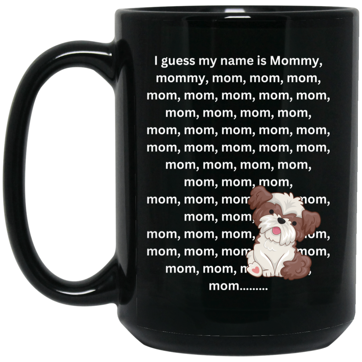 BM15OZ 15oz Black Mug