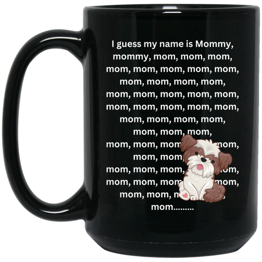 BM15OZ 15oz Black Mug