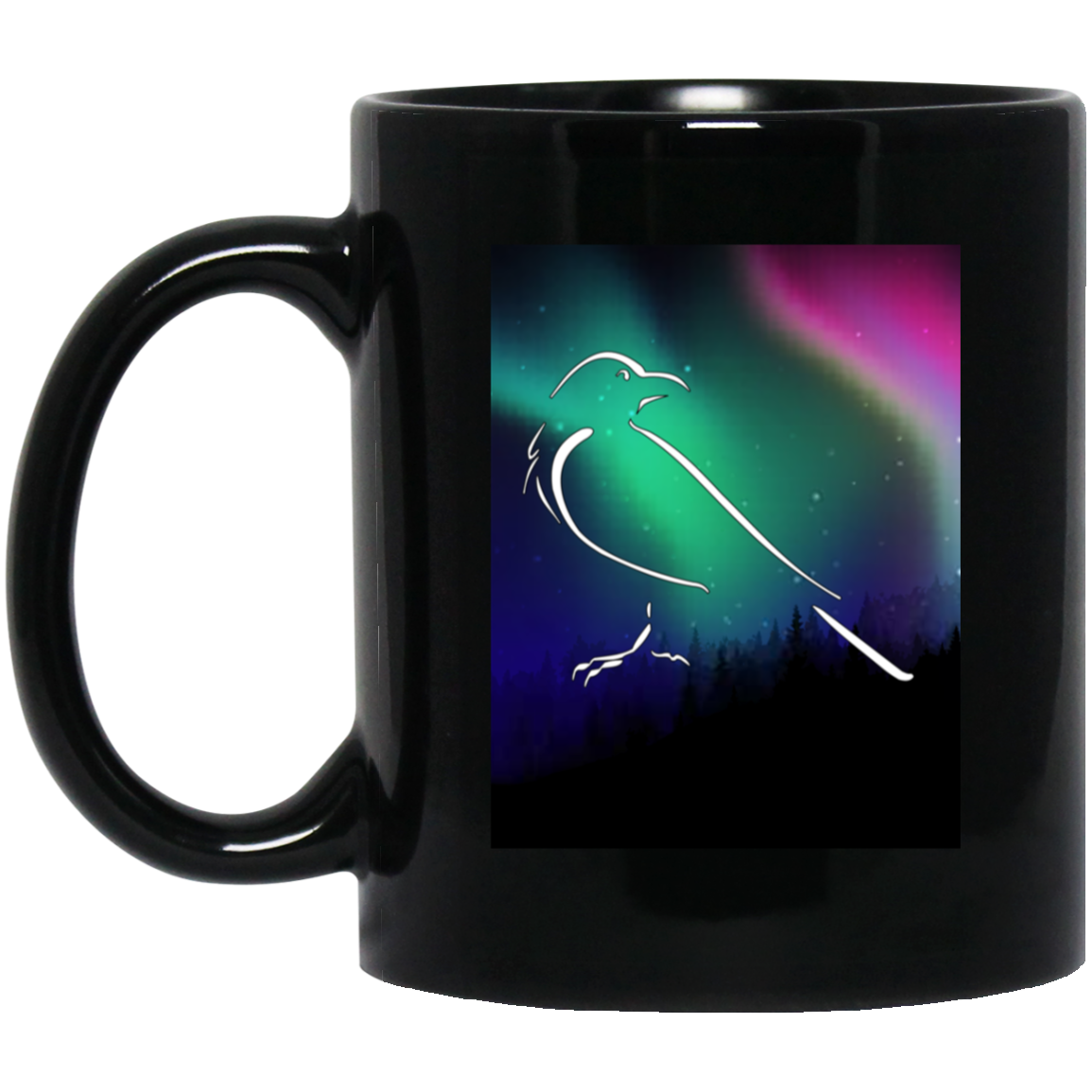 BM11OZ 11oz Black Mug