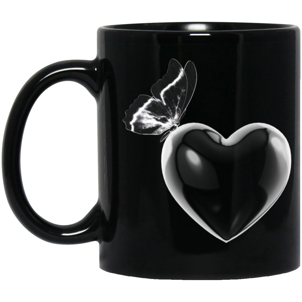 BM11OZ 11oz Black Mug